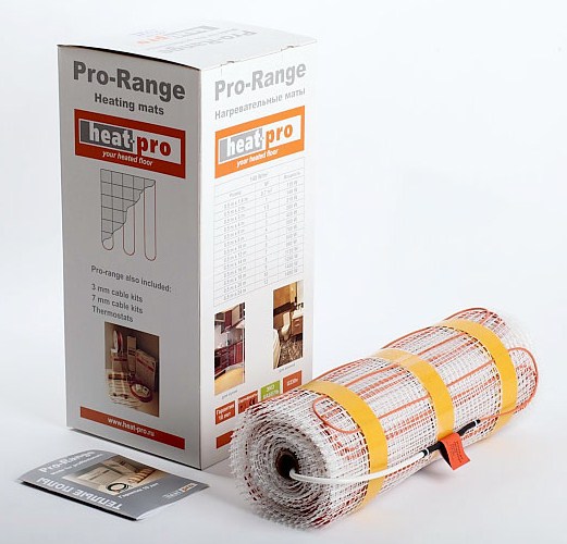 Теплый пол в матах Heat-Pro-140-1,0 м2